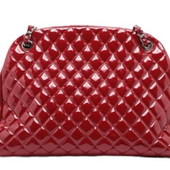 Chanel Red Mademoiselle Bowler bag - large - Picture 2 of 10